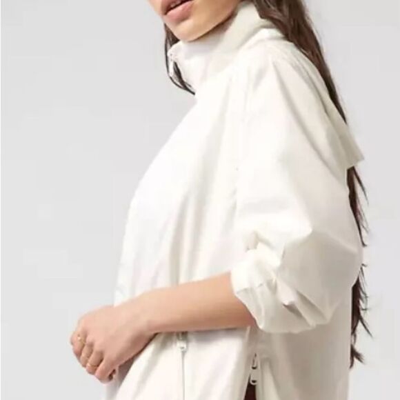Athleta Sightseer Lace Cream Jacket size L - Picture 2 of 14